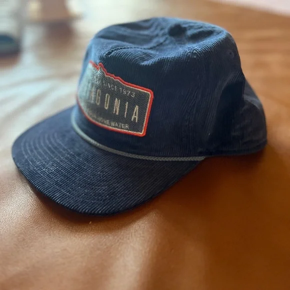 Patagonia Fly Catcher Fishing Hat Organic Cotton Corduroy Adjustable Cap - Picture 2 of 6